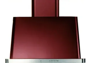 Ilve UAM76BU Majestic 30 Inch Burgundy Wall Mount Range Hood Ventilation Range Hoods high suction kitchen exhaust hood