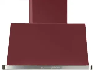 Ilve UAM90BU Majestic 36 Inch Burgundy Wall Mount Range Hood Ventilation Range Hoods high suction kitchen exhaust hood