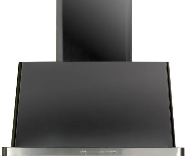 Ilve UAM90MG Majestic 36 Inch Matte Graphite Wall Mount Range Hood Professional Hoods 36 inch wall mount hood