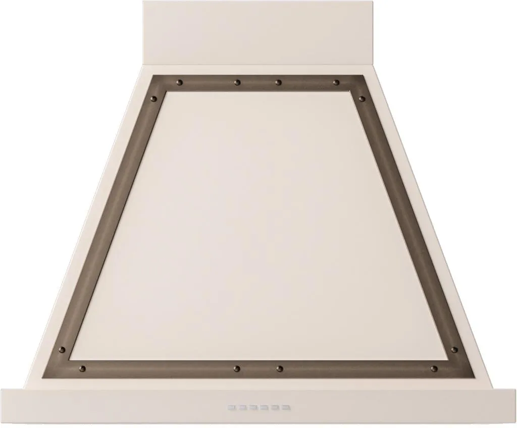 Ilve UANB30AWB Ilve Uanb30Awb Nostalgie 30" Hood In Antique White With Bronze Trim Ventilation Range Hoods high suction kitchen exhaust hood