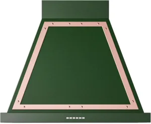 Ilve UANB30EGP Ilve Uanb30Egp Nostalgie 30" Hood In Emerald Green With Copper Trim Ducted Hoods wall mount ducted hood sale