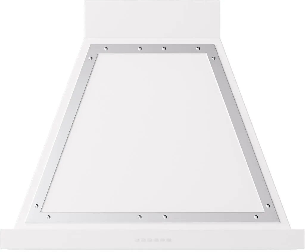 Ilve UANB30WHC Ilve Uanb30Whc Nostalgie 30" Hood In White With Chrome Trim Ducted Hoods wall mount ducted hood sale