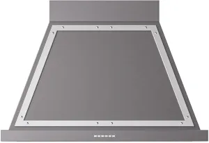 Ilve UANB36MGC Ilve Uanb36Mgc Nostalgie 36" Hood In Matte Graphite With Chrome Trim Ducted Hoods wall mount ducted hood sale