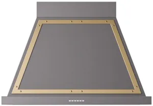 Ilve UANB36MGG Nostalgie 36 Inch Matte Graphite Wall Mount Range Hood Ducted Hoods wall mount ducted hood sale