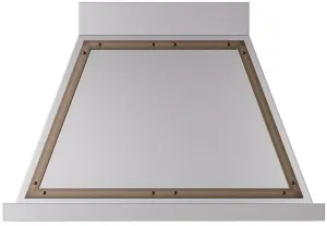 Ilve UANB36SSB Nostalgie 36 Inch Stainless Steel Wall Mount Range Hood Ducted Hoods wall mount ducted hood sale