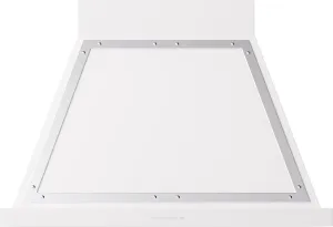 Ilve UANB36WHC Ilve Uanb36Whc Nostalgie 36" Hood In White With Chrome Trim Ventilation Range Hoods high suction kitchen exhaust hood