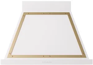 Ilve UANB36WHG Nostalgie 36 Inch White Wall Mount Range Hood Ventilation Range Hoods high suction kitchen exhaust hood
