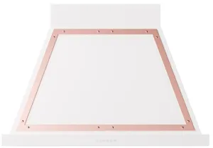 Ilve UANB36WHP Nostalgie 36 Inch White Wall Mount Range Hood Ducted Hoods wall mount ducted hood sale