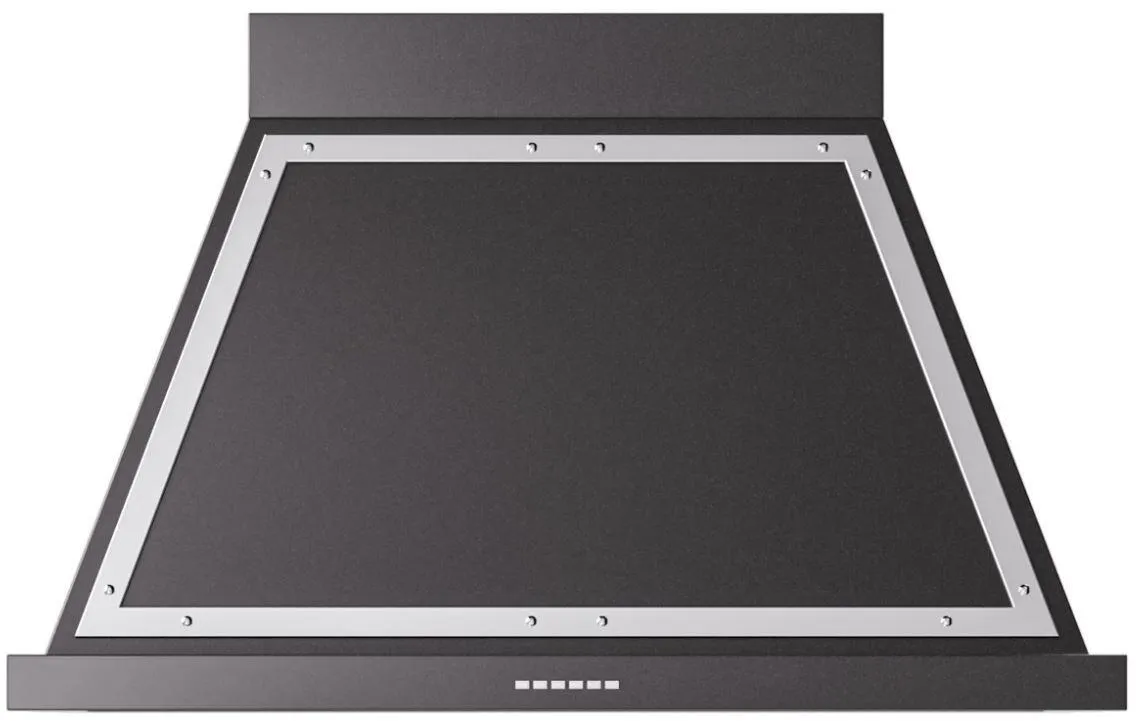 Ilve UANB40BKC Nostalgie 40 Inch Glossy Black Wall Mount Range Hood Ducted Hoods wall mount ducted hood sale