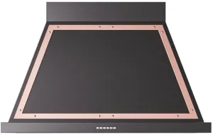 Ilve UANB40BKP Nostalgie 40 Inch Glossy Black Wall Mount Range Hood Ventilation Range Hoods high suction kitchen exhaust hood