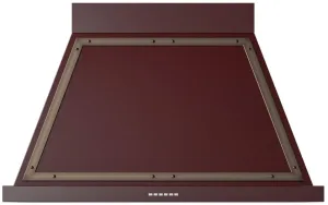 Ilve UANB40BUB Nostalgie 40 Inch Burgundy Wall Mount Range Hood Ducted Hoods wall mount ducted hood sale
