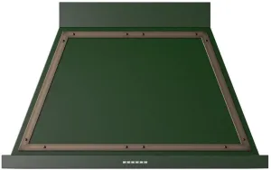 Ilve UANB40EGB Nostalgie 40 Inch Emerald Green Wall Mount Range Hood Ventilation Range Hoods high suction kitchen exhaust hood