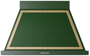 Ilve UANB40EGG Nostalgie 40 Inch Emerald Green Wall Mount Range Hood Ducted Hoods wall mount ducted hood sale