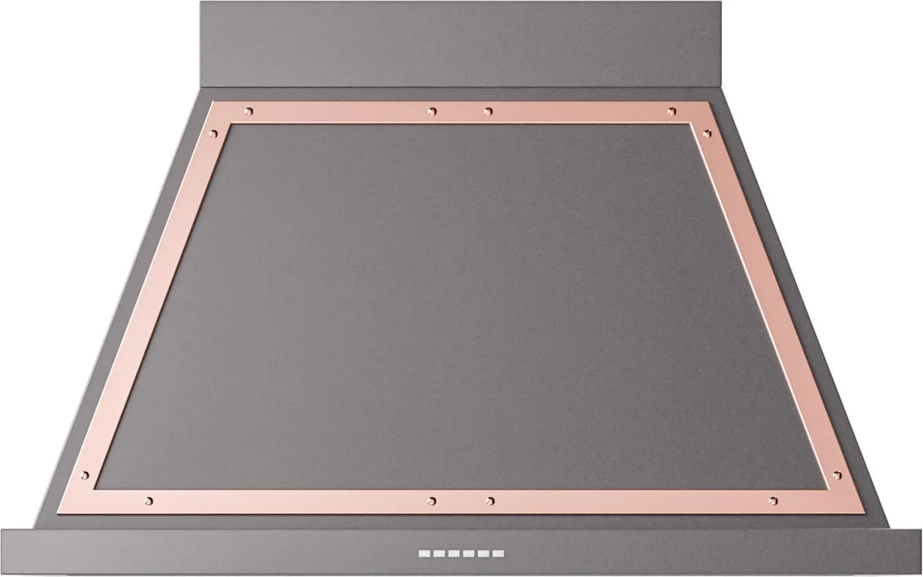 Ilve UANB40MGP Ilve Uanb40Mgp Nostalgie 40" Hood In Matte Graphite With Copper Trim Ducted Hoods wall mount ducted hood sale