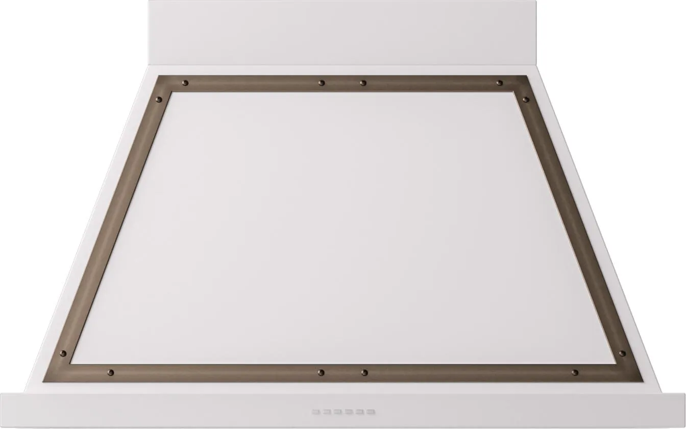 Ilve UANB40WHB Ilve Uanb40Whb Nostalgie 40" Hood In White With Bronze Trim Ventilation Range Hoods high suction kitchen exhaust hood