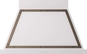 Ilve UANB40WHB Ilve Uanb40Whb Nostalgie 40" Hood In White With Bronze Trim Ventilation Range Hoods high suction kitchen exhaust hood