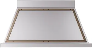 Ilve UANB48SSB Nostalgie 48 Inch Stainless Steel Wall Mount  Range Hood Ventilation Range Hoods high suction kitchen exhaust hood