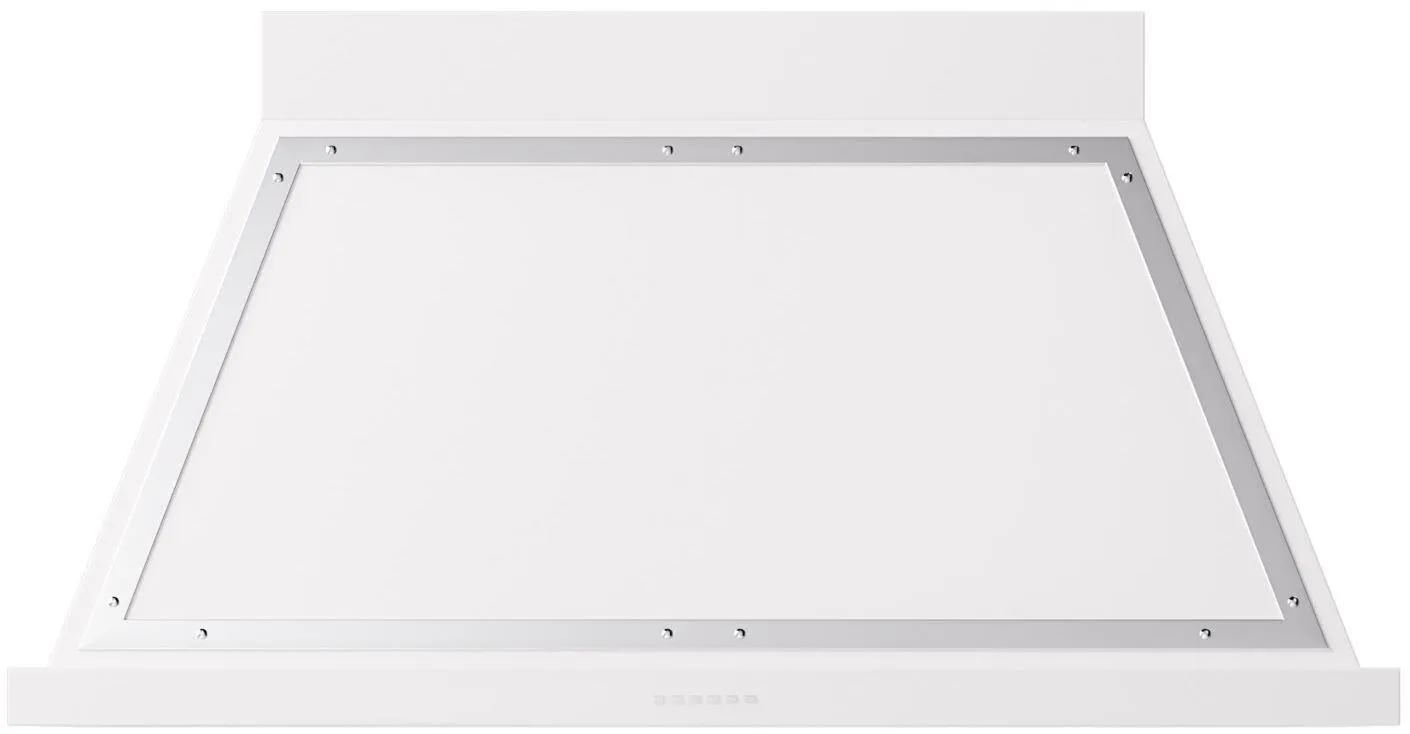 Ilve UANB48WHC Nostalgie 48 Inch White Wall Mount Range Hood Ventilation Range Hoods high suction kitchen exhaust hood