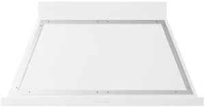 Ilve UANB48WHC Nostalgie 48 Inch White Wall Mount Range Hood Ventilation Range Hoods high suction kitchen exhaust hood