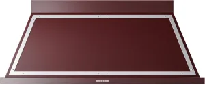 Ilve UANB60BUC Ilve Uanb60Buc Nostalgie 60" Hood In Burgundy With Chrome Trim Ducted Hoods wall mount ducted hood sale