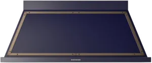 Ilve UANB60MBB Nostalgie 60 Inch Blue Wall Mount Range Hood Ducted Hoods wall mount ducted hood sale