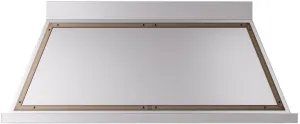 Ilve UANB60SSB Nostalgie 60 Inch Stainless Steel Wall Mount Range Hood Ventilation Range Hoods high suction kitchen exhaust hood