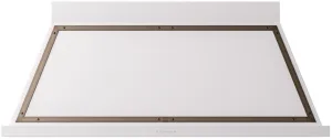 Ilve UANB60WHB Nostalgie 60 Inch White Wall Mount Range Hood Ventilation Range Hoods high suction kitchen exhaust hood