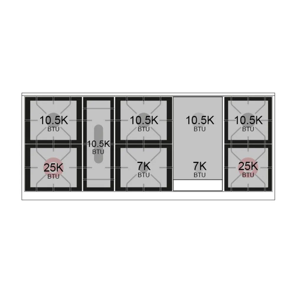 Ilve UN60FQNMPMGB Ilve Un60Fqnmpmgb Nostalgie Ii Noblesse 60" Dual Fuel Range (9 Sealed Burners   Griddle, Natural Gas, Solid Door, Graphite Matte, Burnished)
