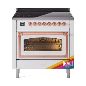 Ilve UNI366NMPRAP Ilve Uni366Nmprap Nostalgie Ii Noblesse 36" Induction Range (Triple Glass Door, Ral, Copper) Freestanding Ranges freestanding dual fuel range 30 inch