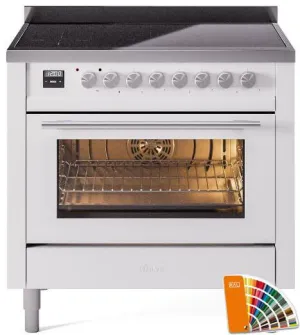 Ilve UPI366WMPRA Professional Plus Ii 36 Inch Electric Freestanding Range In Ral Custom Color With Trim Freestanding Ranges freestanding dual fuel range 30 inch