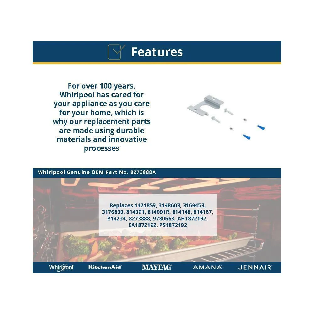 Jennair 8273888A Range Anti-Tip Kit