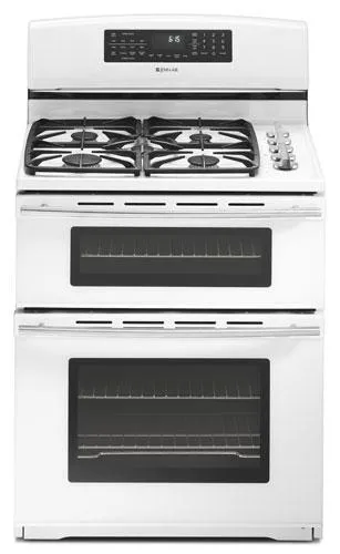 Jennair JDR8895BCW 30" Dual-Fuel Double Oven Range With Convection Freestanding Ranges freestanding dual fuel range 30 inch