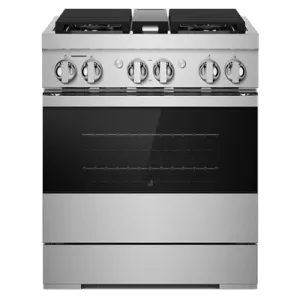Jennair JDRP430HM Noir 30" Dual-Fuel Professional Range Professional Ranges 6 burner professional gas range