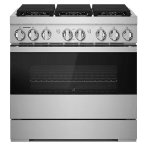 Jennair JDRP436HM Noir 36" Dual-Fuel Professional Range Professional Ranges commercial oven for home kitchen