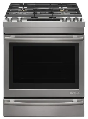 Jennair JDS1450CFS Euro-Style 30" Dual -Fuel Range Stainless Steel Freestanding Ranges freestanding dual fuel range 30 inch