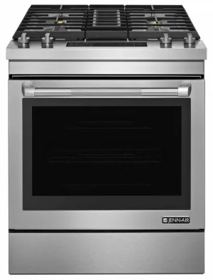 Jennair JDS1750FP Pro-Style? 30" Dual-Fuel Downdraft Range - Pro Style Stainless Freestanding Ranges freestanding dual fuel range 30 inch