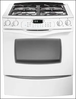 Jennair JDS8850AAW Slide-In Dual-Fuel Range Slide In Ranges front control slide-in stove