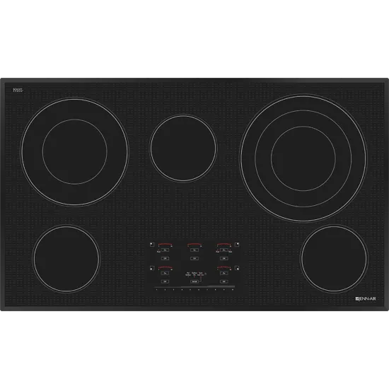 Jennair JEC4536YB Electric Radiant Cooktop With Electronic Touch Control, 36" Electric slide-in electric cooking range
