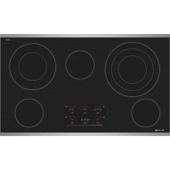 Jennair JEC4536YS Electric Radiant Cooktop With Electronic Touch Control, 36" Electric slide-in electric cooking range
