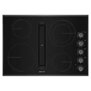 Jennair JED3430GB Black Floating Glass 30" Jx3 Electric Downdraft Cooktop Cooktops 30 inch cooktop online