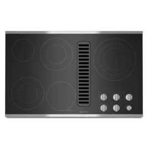 Jennair JED3536WS Jenn-Air Electric Radiant Downdraft Cooktop, 36" - Stainless Steel Electric slide-in electric cooking range