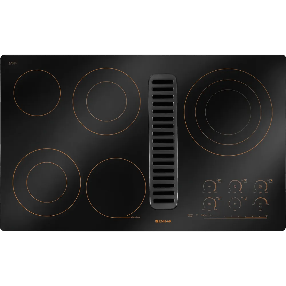 Jennair JED4536WR 36" Electric Radiant Downdraft Cooktop With Electronic Touch Control Cooktops Jenn-Air Electric slide-in electric cooking range