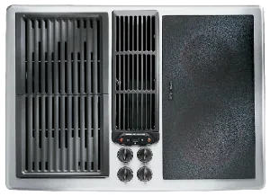 Jennair JED8230ADS Designer Line Modular Electric Downdraft Cooktop, 30" Electric slide-in electric cooking range