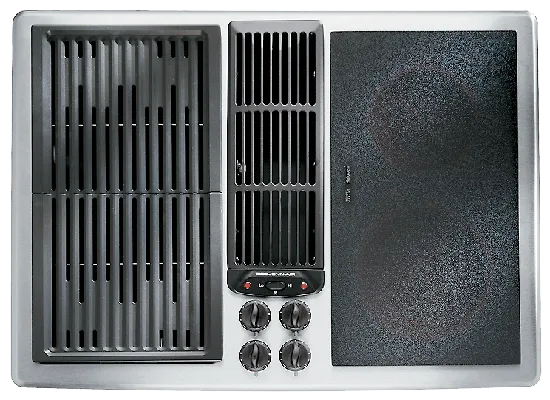 Jennair JED8230ADS Designer Line Modular Electric Downdraft Cooktop, 30" Electric slide-in electric cooking range