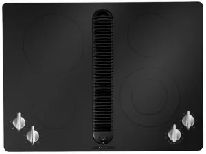Jennair JED8430BDB 30" Designer Line Electric Radiant Downdraft Cooktop Electric slide-in electric cooking range