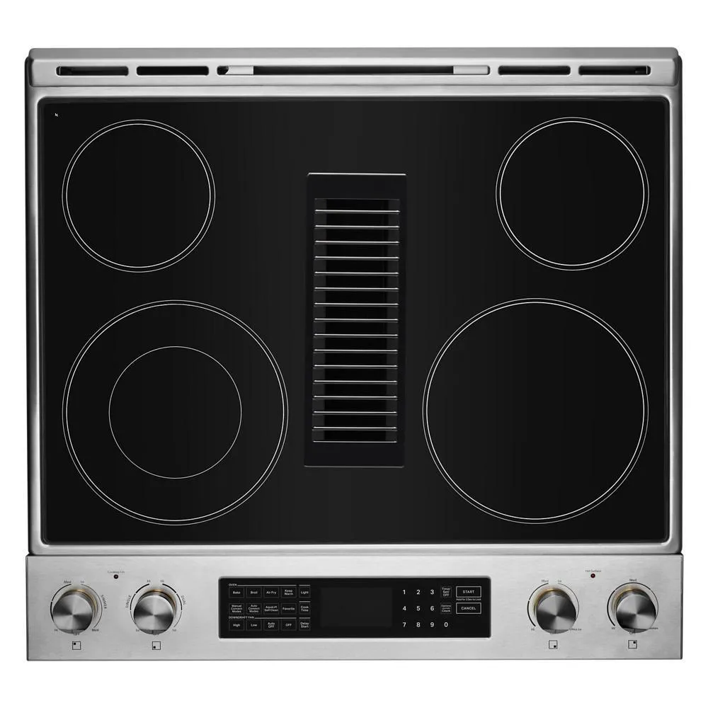 Jennair JES1750ML 30" Electric Downdraft Slide-In Range
