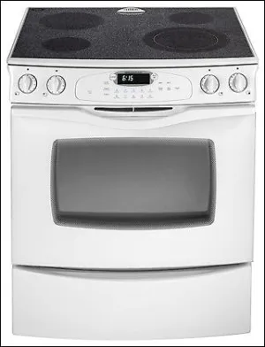 Jennair JES8750AAW Slide-In Electric Range Slide In Ranges front control slide-in stove