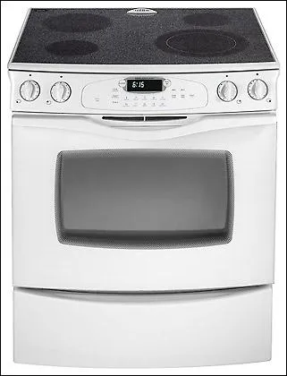 Jennair JES8750AAW Slide-In Electric Range Slide In Ranges front control slide-in stove