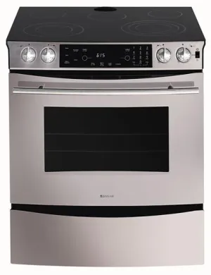 Jennair JES8750BAS 30" Slide-In Electric Range Slide In Ranges front control slide-in stove