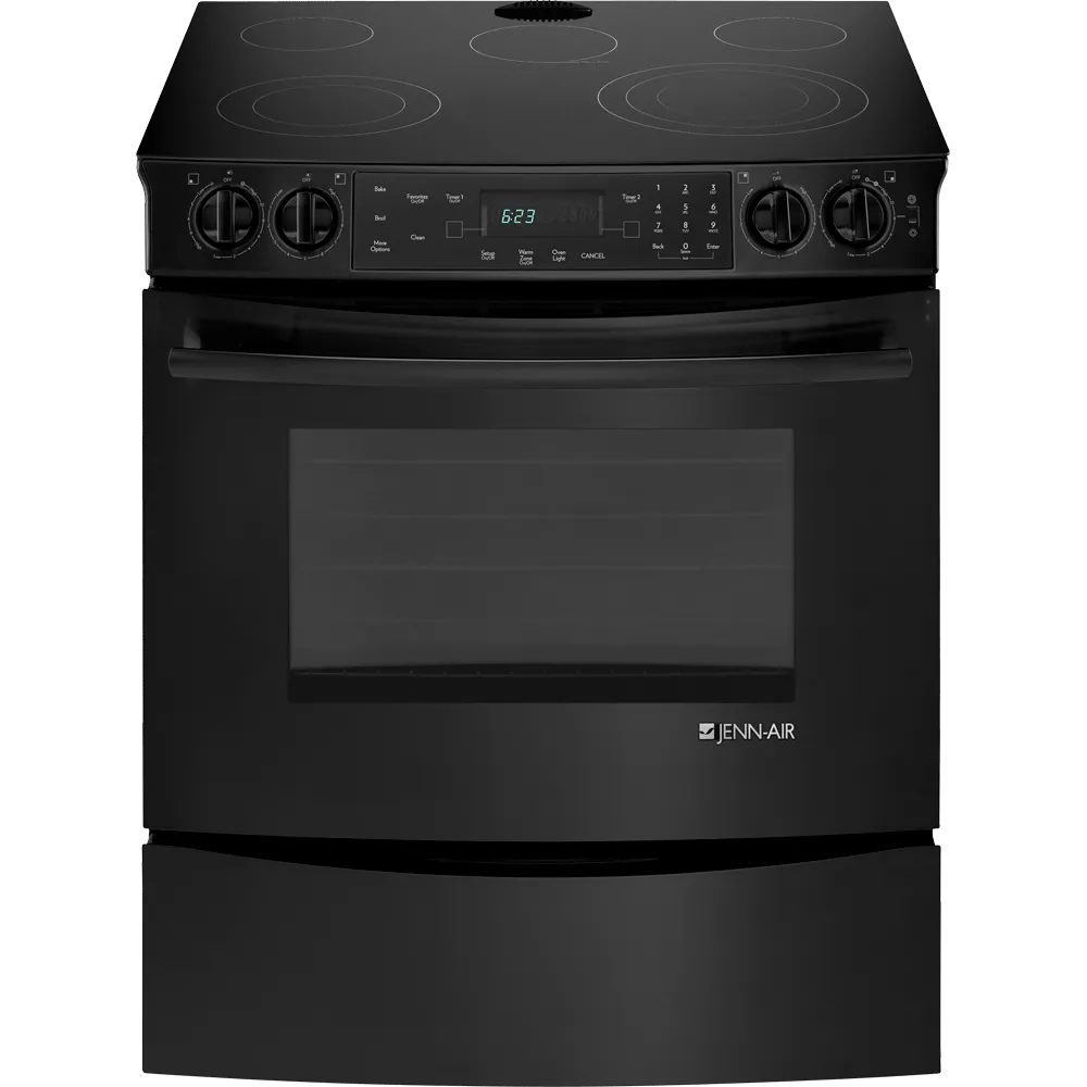 Jennair JES8750CAB 30" Slide-In Electric Range Ranges Jenn-Air Slide In Ranges front control slide-in stove